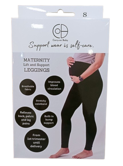 Carry-on Baby Maternity Lift and Support Compression Leggings