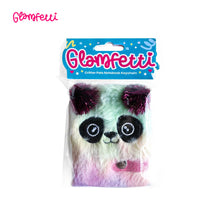 Load image into Gallery viewer, Totsafe Glamfetti Critter Pals Plush Notebook Keychain (4 Designs)
