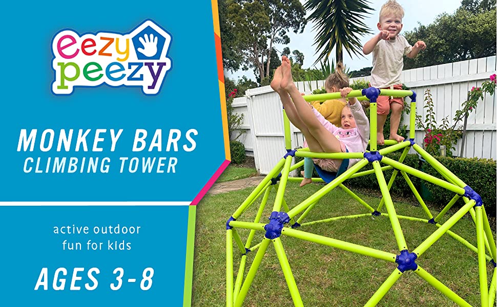 Eezy Peezy Monkey Bars Climbing Tower Urban Mom