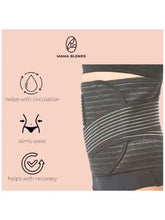 Load image into Gallery viewer, Lunabebe Medical Grade Tummy Wrap Bamboo Charcoal Support Binder
