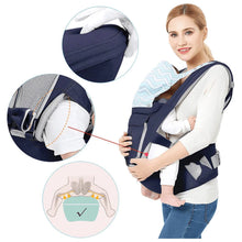 Load image into Gallery viewer, Lunabebe  Multi-Use Ergonomic Hip Seat Baby Carrier up to 44lbs (newborn - 36 mos)
