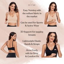 Load image into Gallery viewer, ⁠By Cade The Easy Sports Nursing Maternity Bra
