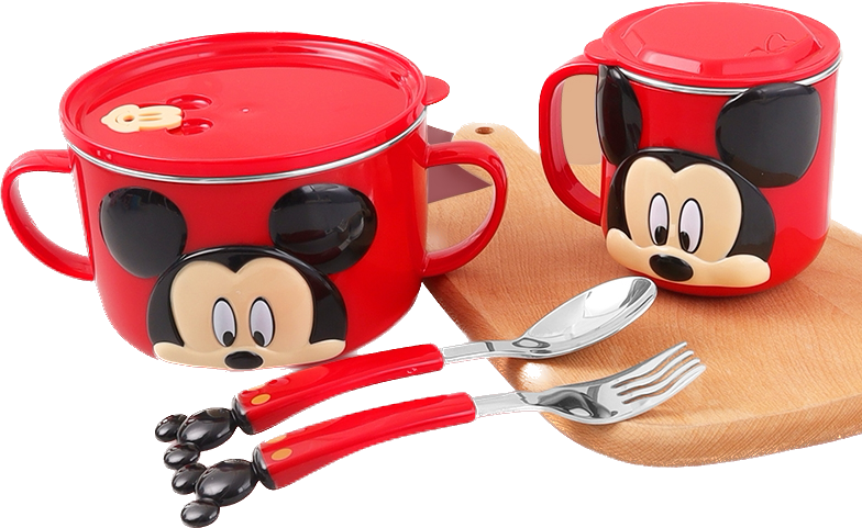 DisneyTableware by Dish Me PH - 3D Stainless 4pcs Gift Set