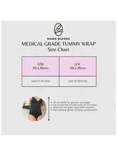 Load image into Gallery viewer, Lunabebe Medical Grade Tummy Wrap Bamboo Charcoal Support Binder
