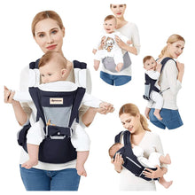 Load image into Gallery viewer, Lunabebe  Multi-Use Ergonomic Hip Seat Baby Carrier up to 44lbs (newborn - 36 mos)
