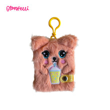 Load image into Gallery viewer, Totsafe Glamfetti Critter Pals Plush Notebook Keychain (4 Designs)
