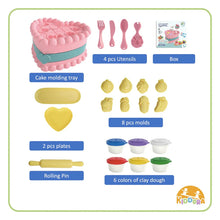 Load image into Gallery viewer, Kiddora  Birthday Cake Designer Claydough Set
