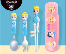 Load image into Gallery viewer, DisneyTableware by Dish Me PH - 3D Spoon, Fork and Chopsticks Set with Case
