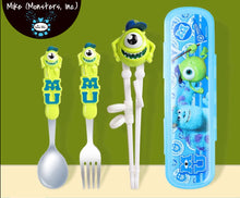 Load image into Gallery viewer, DisneyTableware by Dish Me PH - 3D Spoon, Fork and Chopsticks Set with Case
