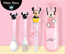 Load image into Gallery viewer, DisneyTableware by Dish Me PH - 3D Spoon, Fork and Chopsticks Set with Case
