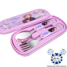 Load image into Gallery viewer, DisneyTableware by Dish Me PH - Spoon &amp; Fork Cutlery Set with Case
