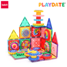 Load image into Gallery viewer, Playdate Kebo Gear Magnetic Tiles
