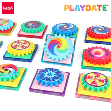 Load image into Gallery viewer, Playdate Kebo Gear Magnetic Tiles
