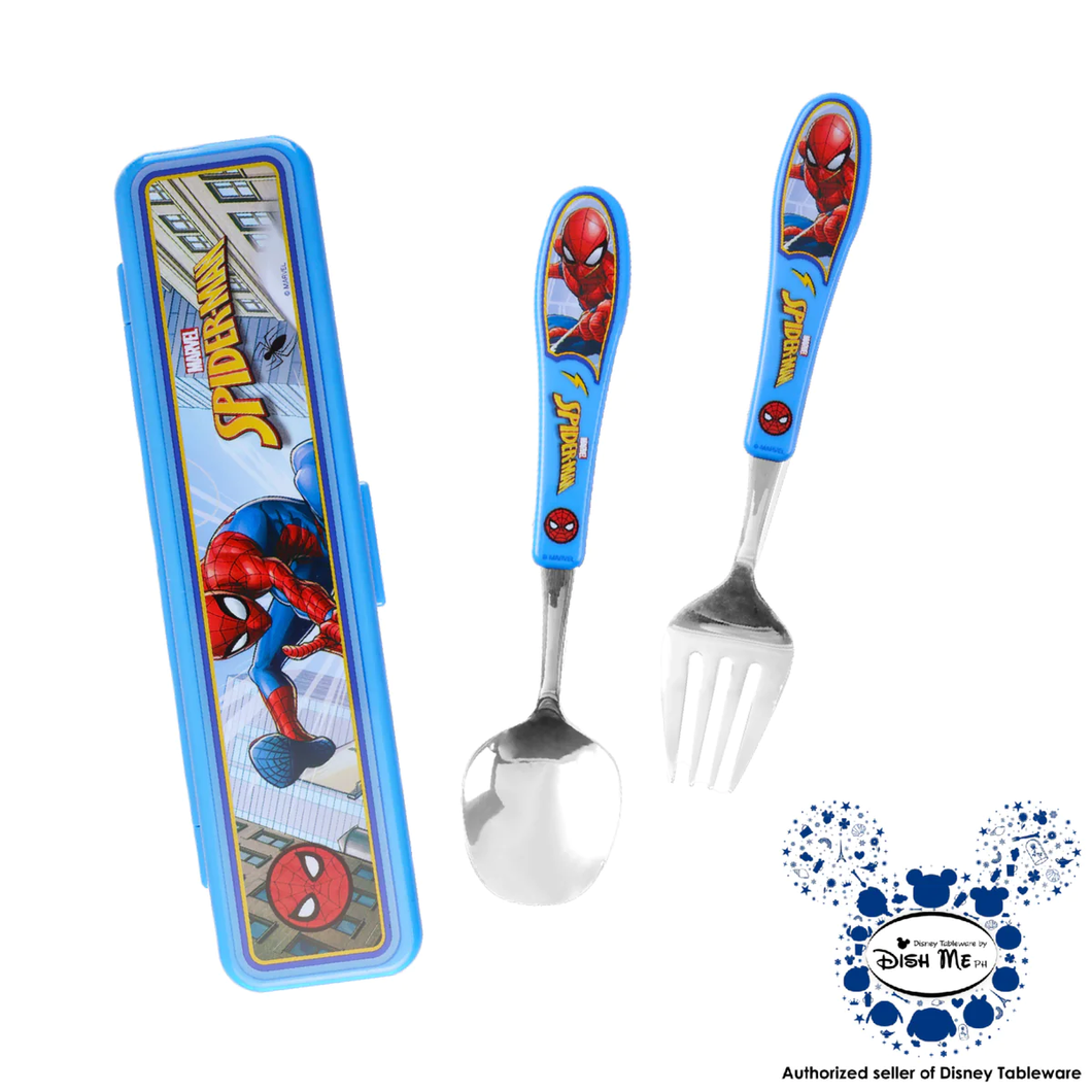 DisneyTableware by Dish Me PH - Marvel Nordic Kids Stainless Spoon & Fork Set with Case