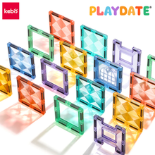 Load image into Gallery viewer, Playdate Kebo Starshine Magnetic Tiles
