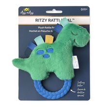 Load image into Gallery viewer, Itzy Ritzy Rattle Pal Plush Rattle with Teether
