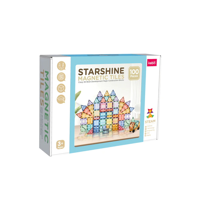 Playdate Kebo Starshine Magnetic Tiles