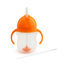 Load image into Gallery viewer, Munchkin Any Angle Click Lock Weighted Flexi Straw Trainer Cup, 7 Ounce
