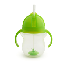 Load image into Gallery viewer, Munchkin Any Angle Click Lock Weighted Flexi Straw Trainer Cup, 7 Ounce
