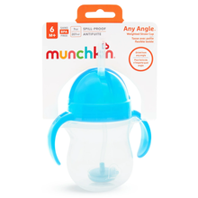 Load image into Gallery viewer, Munchkin Any Angle Click Lock Weighted Flexi Straw Trainer Cup, 7 Ounce
