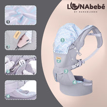 Load image into Gallery viewer, Lunabebe  Multi-Use Ergonomic Soft Structed Baby Carrier
