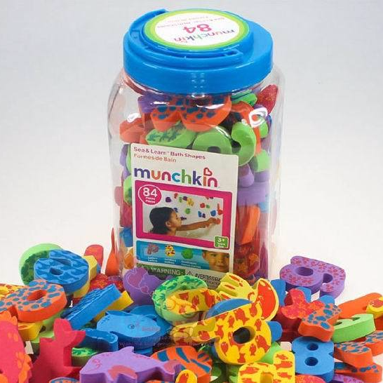 Munchkin 84 Pcs. Bath Letters and Numbers