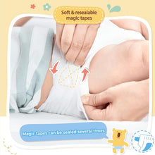 Load image into Gallery viewer, Baby Moby Chlorine Free Tape Diapers (Small Size 3-6kgs) - 38pcs
