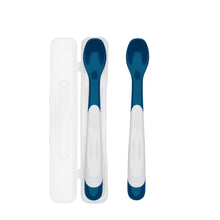 Load image into Gallery viewer, Oxo Tot On-The-Go Plastic Feeding Spoon With Case (2 Pack)
