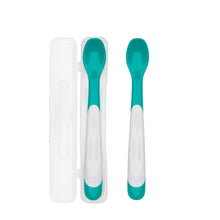 Load image into Gallery viewer, Oxo Tot On-The-Go Plastic Feeding Spoon With Case (2 Pack)
