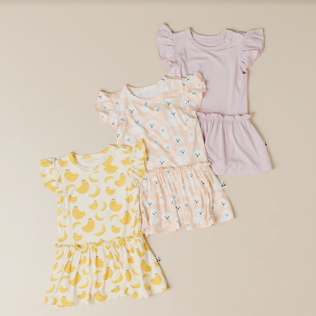 Bamberry Baby Flutter/Ruffle Dress