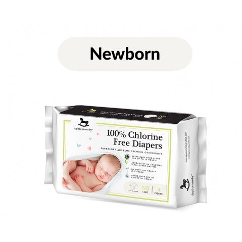Applecrumby Chlorine Free Baby Tape Diaper – Urban Mom